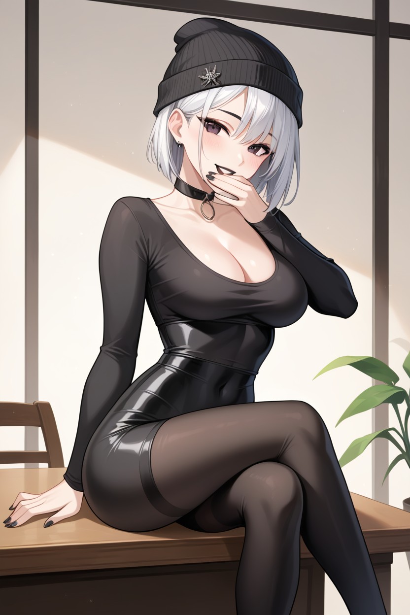 Hourglass Physique, Short Length, 18+ AI Porn