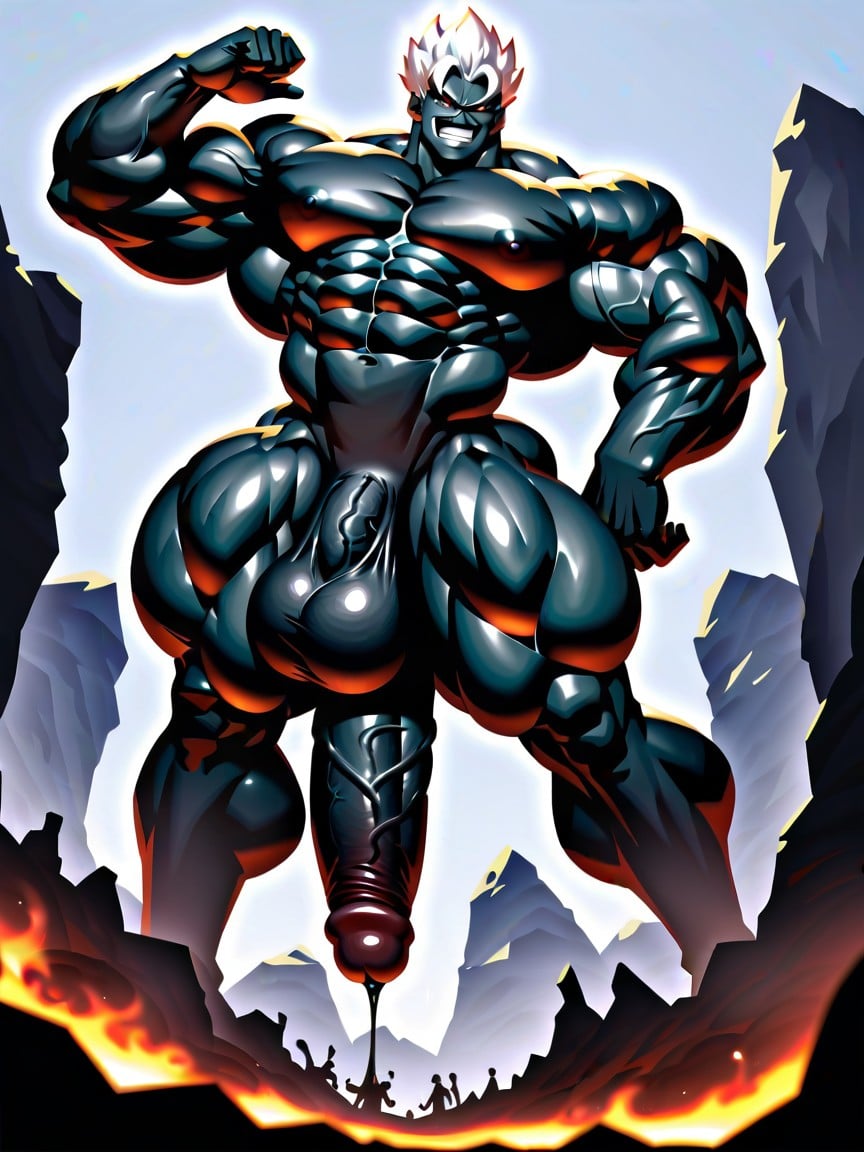 18+, Pene Más Grande Que El Cuerpo, Wide Hips Porno gay IA