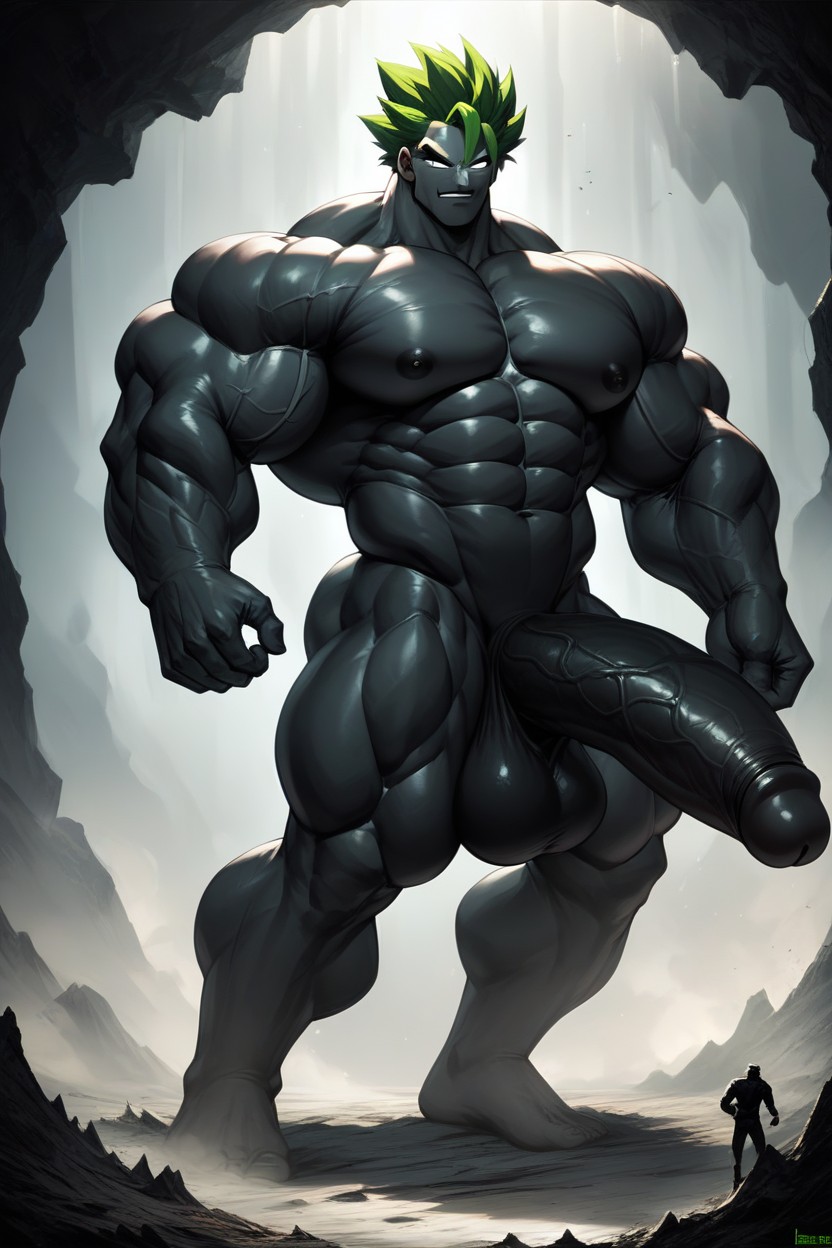 Long Penis, Black Skin, Messy Hair AI同性恋黄片