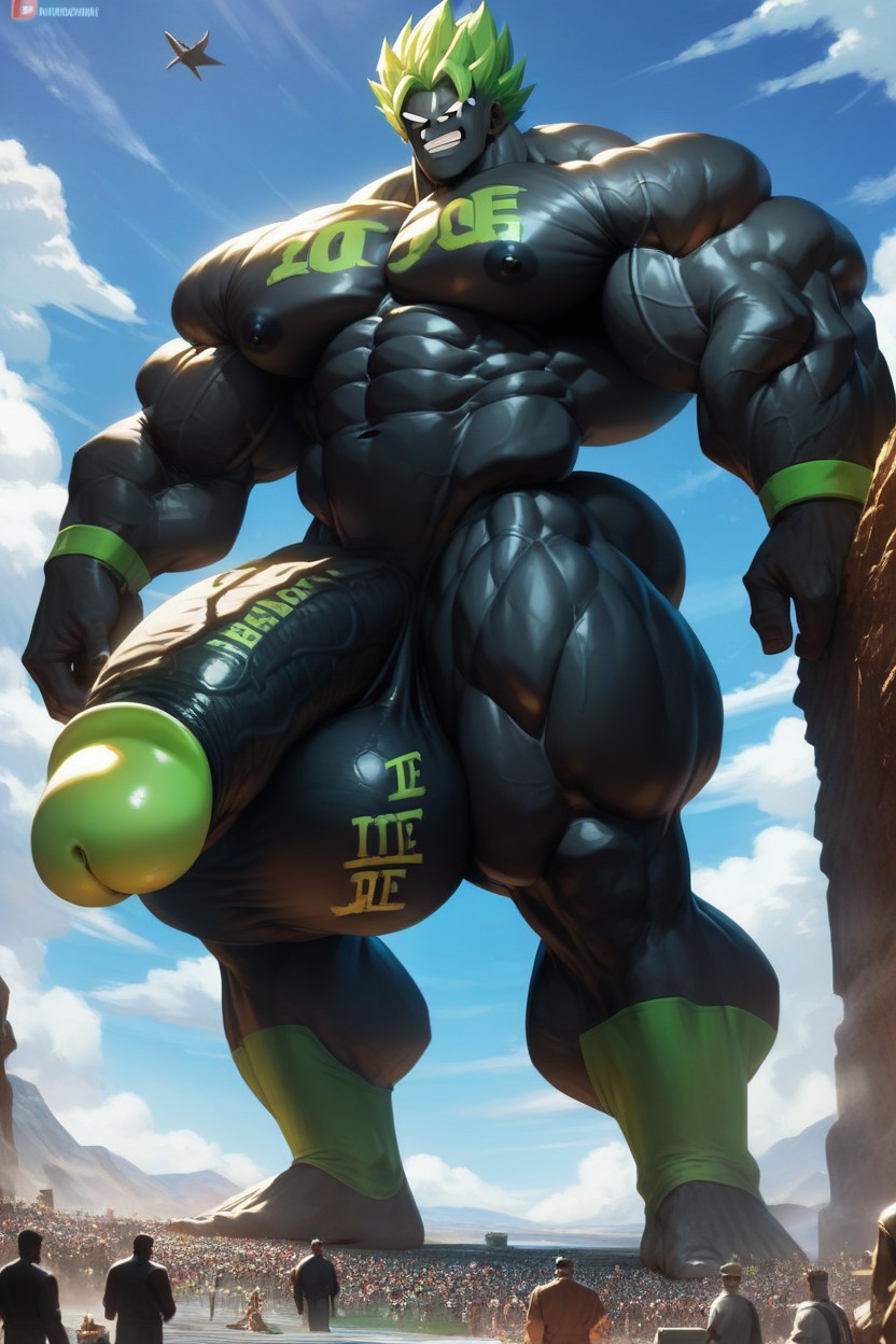 Green Hair, Tall Man, Big Ball AI同性戀黃片