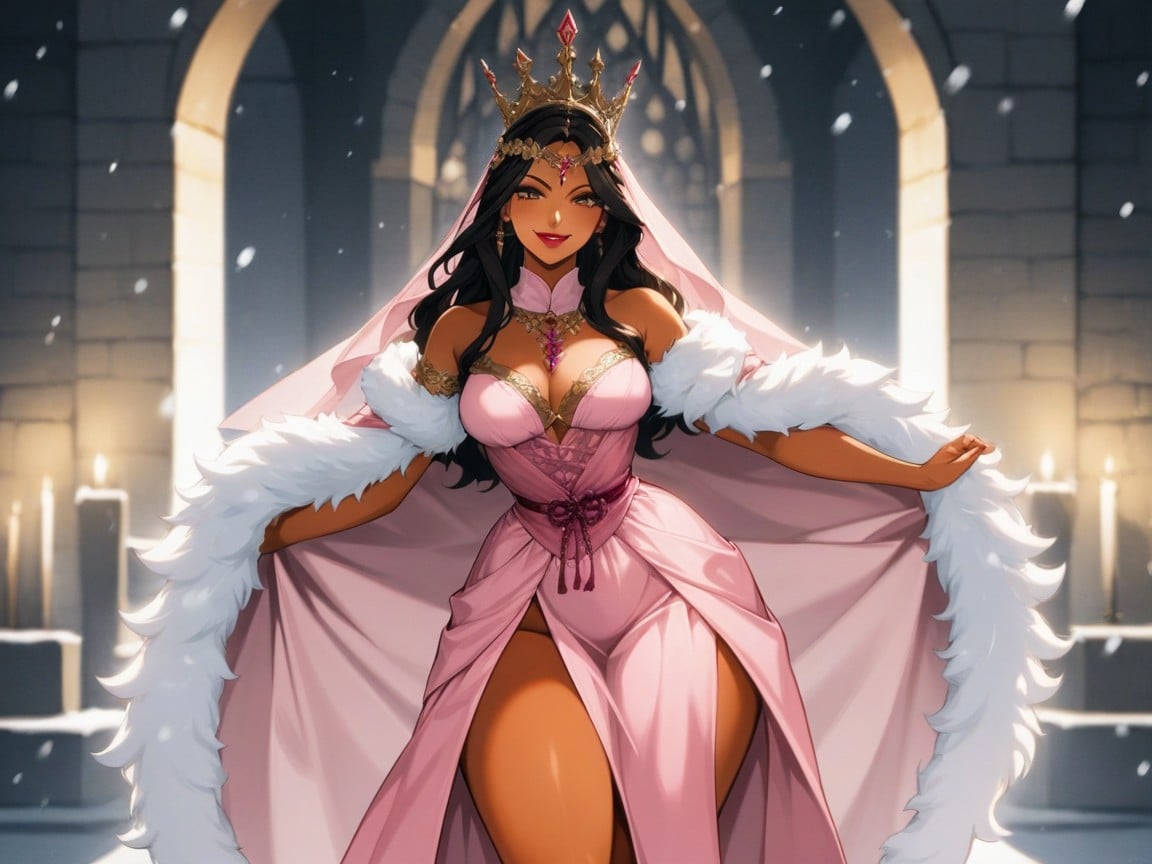 Straight Black Hair, Nsfw, Hips Wider Than Shoulders AI Porn