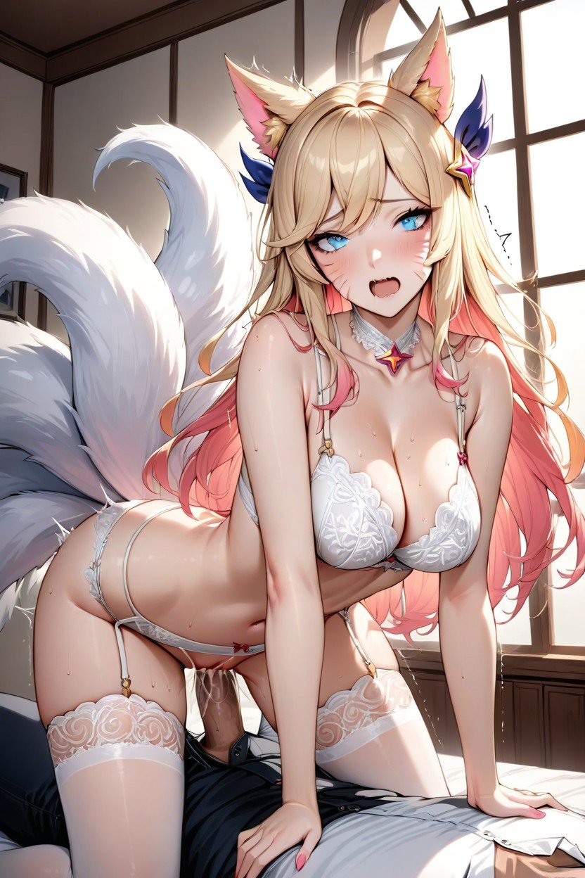 Horny, Bending Over, Ahri Hentai AI Porn