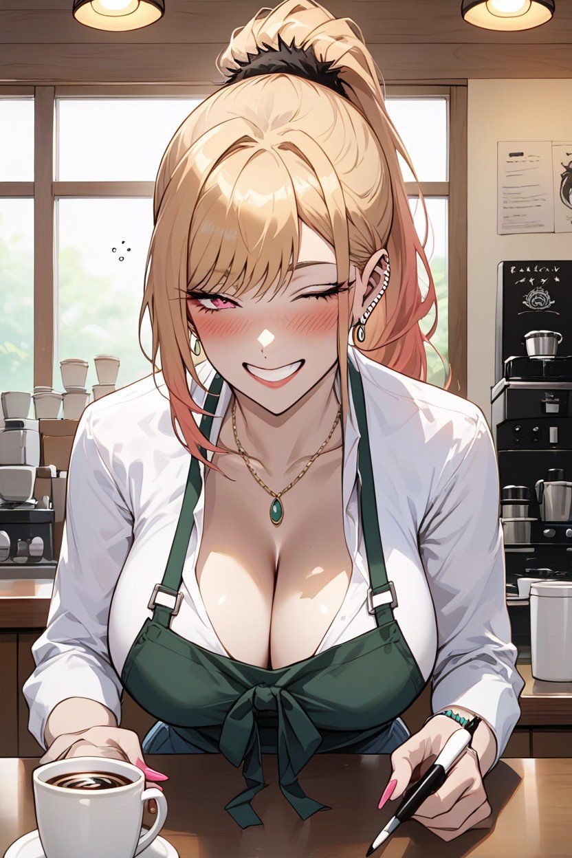 카페, 18+, Barista헨타이 AI 포르노