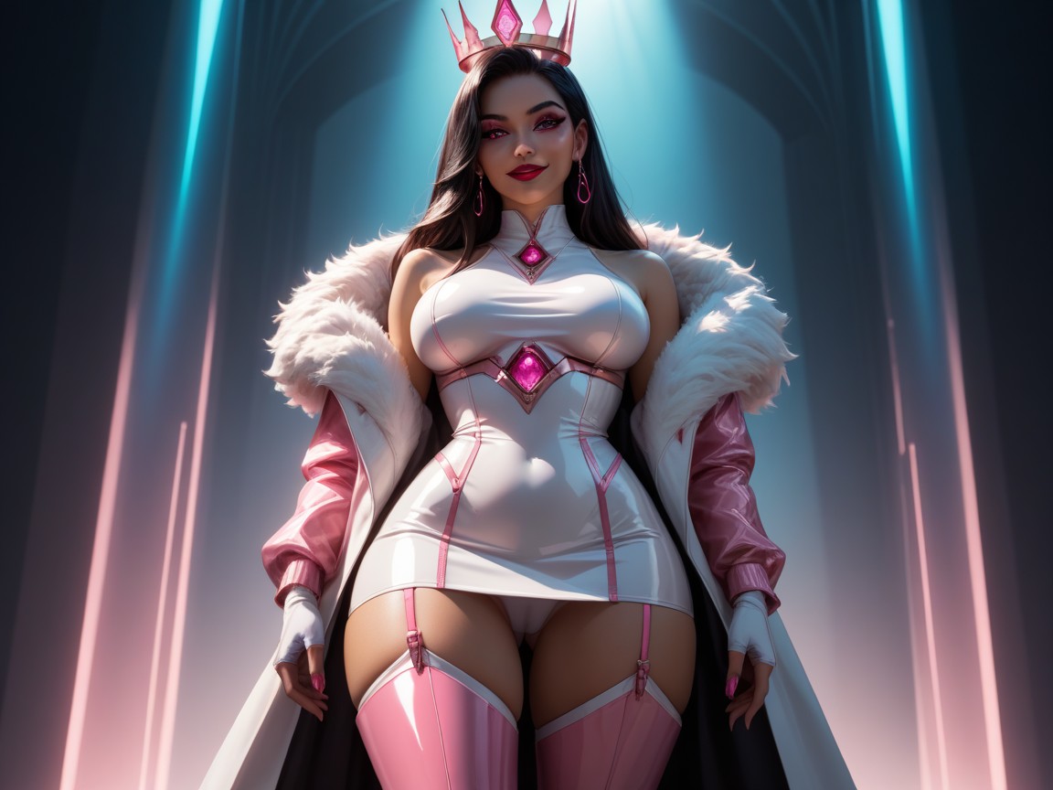 Monolid Eyes, 1 Persona, Futuristic Setting Porno latina IA