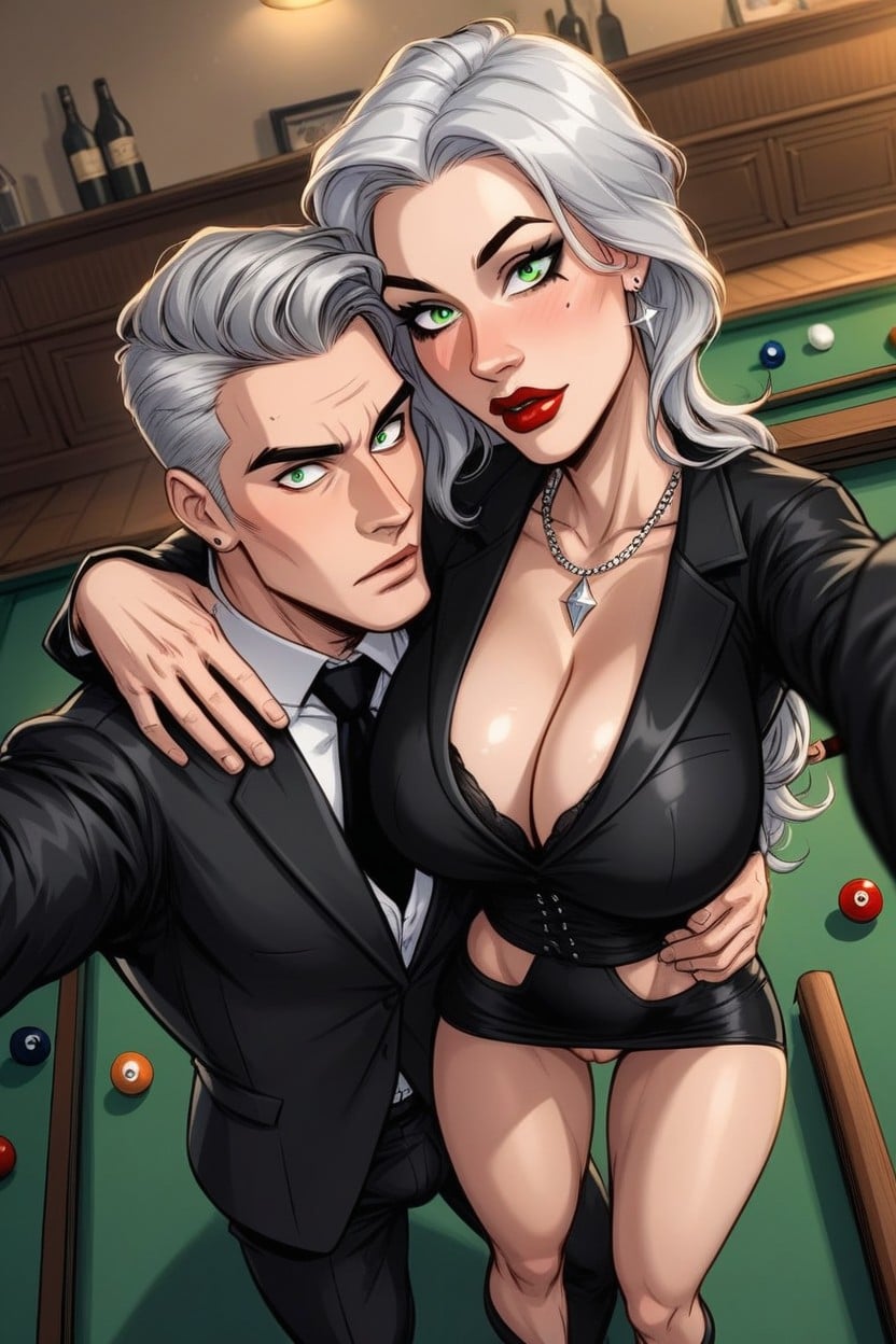Southern European, Selfie, White Skin AI Porn