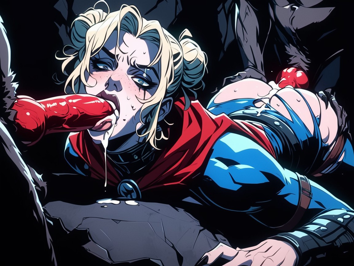 Night, Hulking Beast, Throat Bulge AI Porn
