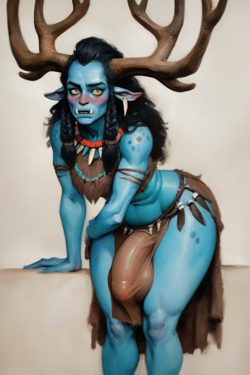 Skinny, Futa, Orc Shemale AI Porn