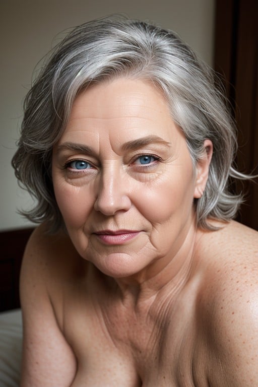 Milf, Grey Hair, Plump Lips Furry AI Porn