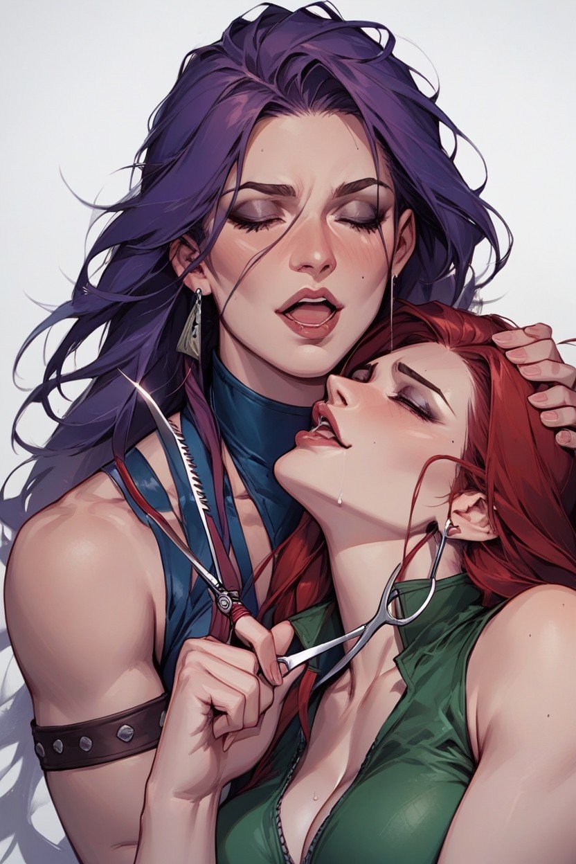 18+, Rogue, Psylocke Travesti IA Pornô