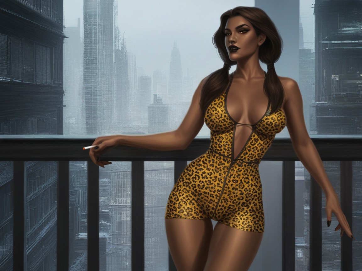 Noche, Prostitute, Iluminación Tenue Porno IA