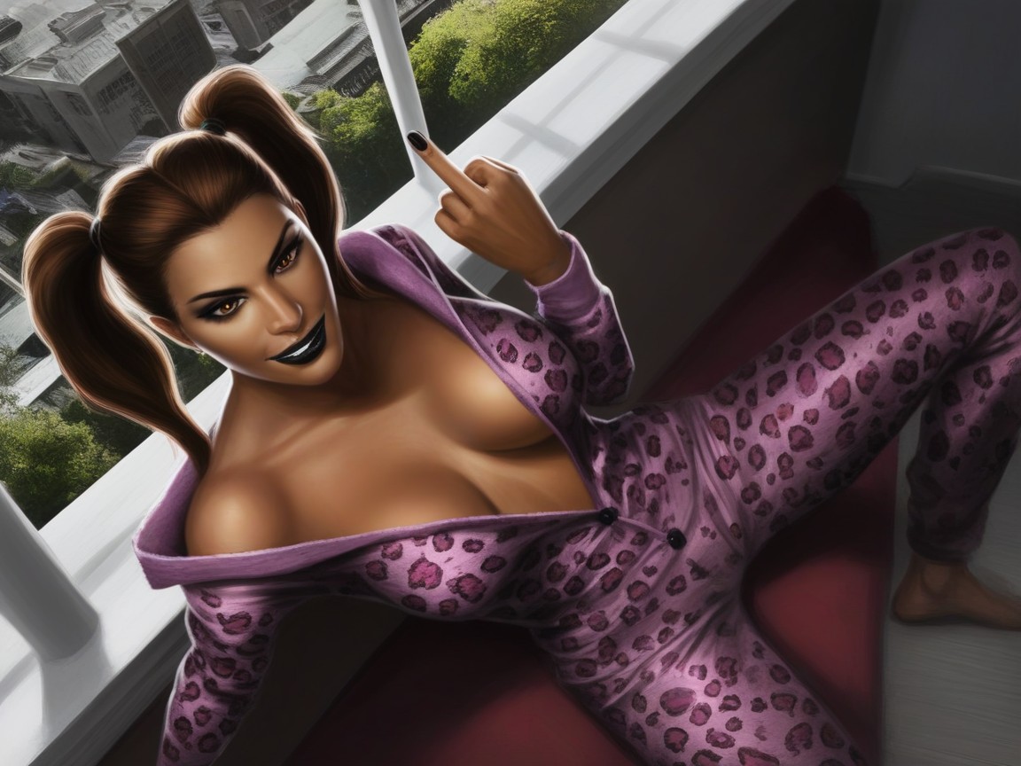 Brown Eyes, Dimly Lit, High Brightness Effect AI Porn