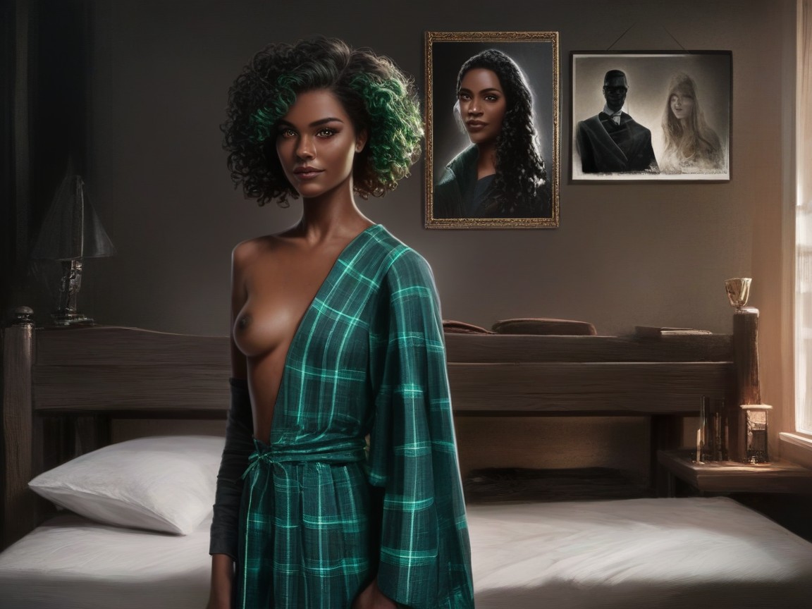 High Brightness Effect, Energetic Face, Hips Proportionate To Chest AI Porn