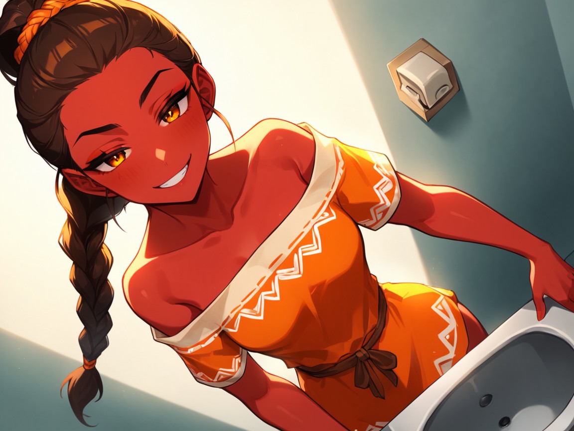 Nsfw, Round Ass, Low Torso Height Latina AI Porn