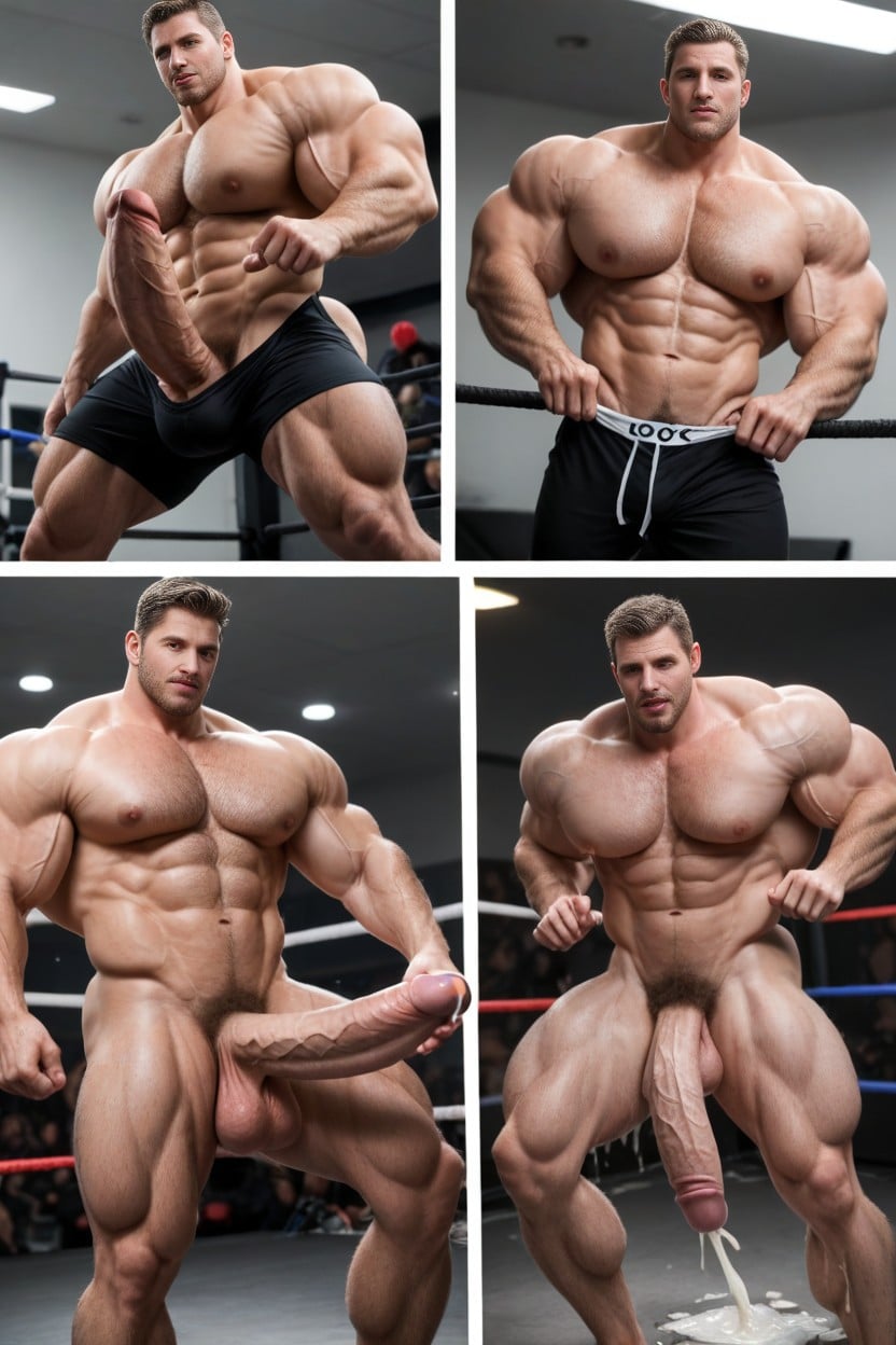 Huge Nipples, Gigantic Huge Cock, Massive Balls AI Gay Porn
