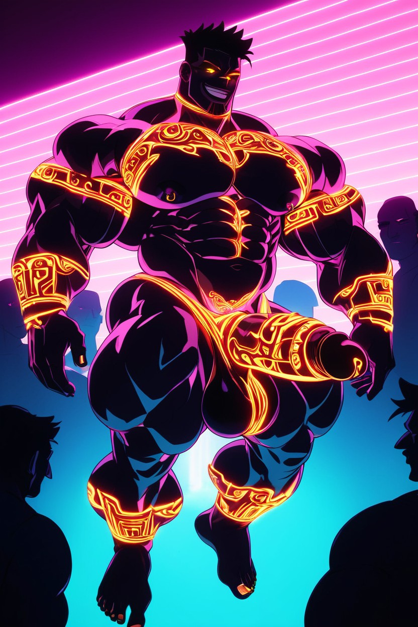 Menacing, Massive, Extremely Large Ass AI Gay Porn
