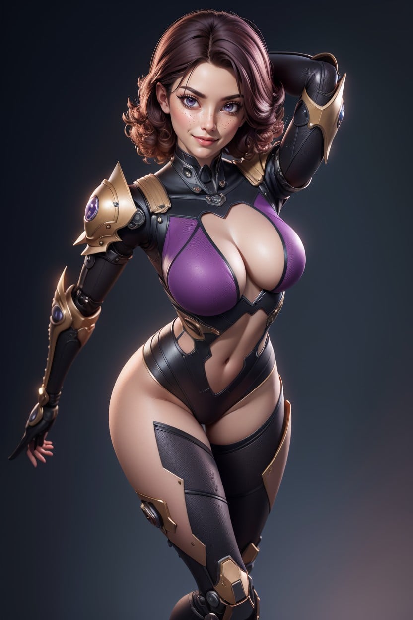 Robot Armor, Rounded Ass, Camel Toe Hentai AI Porn