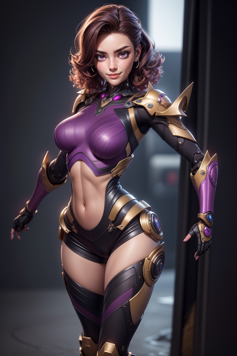 Athletic Body, Fitness, A Combat Cyborg Hentai AI Porn
