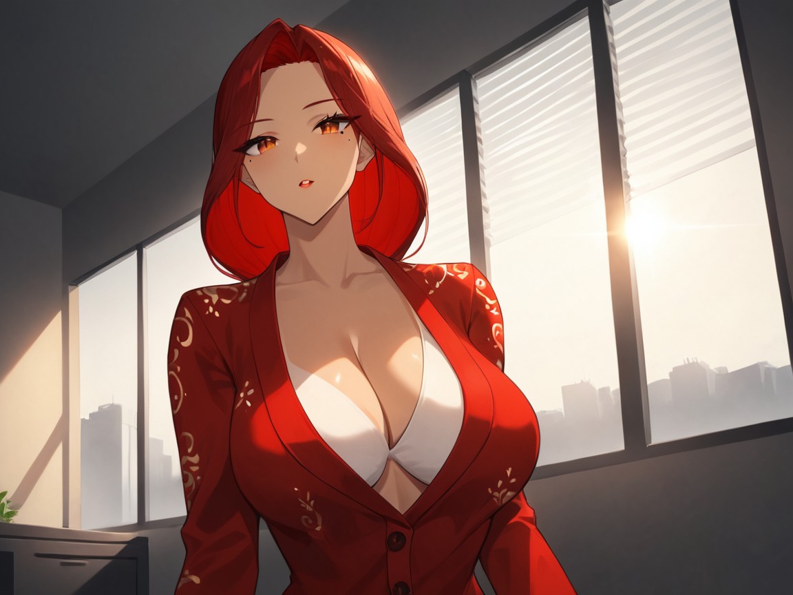 Brown Eyes, Volumetric Lighting, Saturated Colors Latina AI Porn