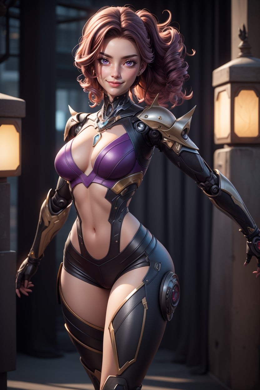 Rounded Ass, Abs, A Combat Cyborg Hentai AI Porn
