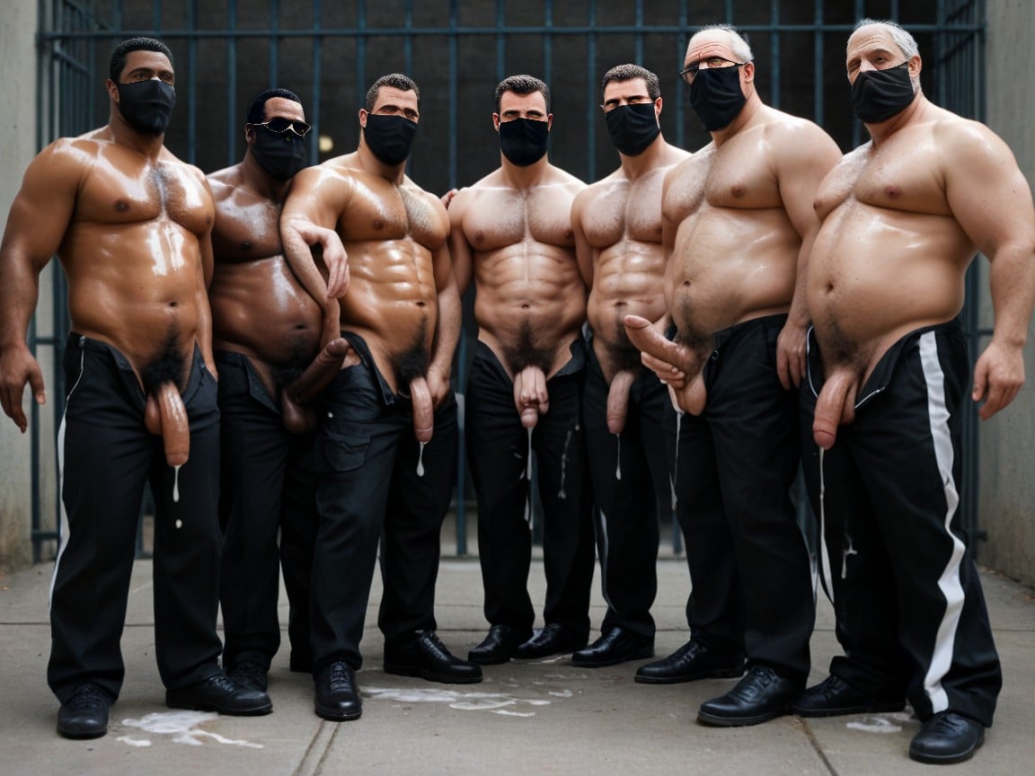 Hyper Pubic Hair, Only Black, Furry Chest AI Gay Porn
