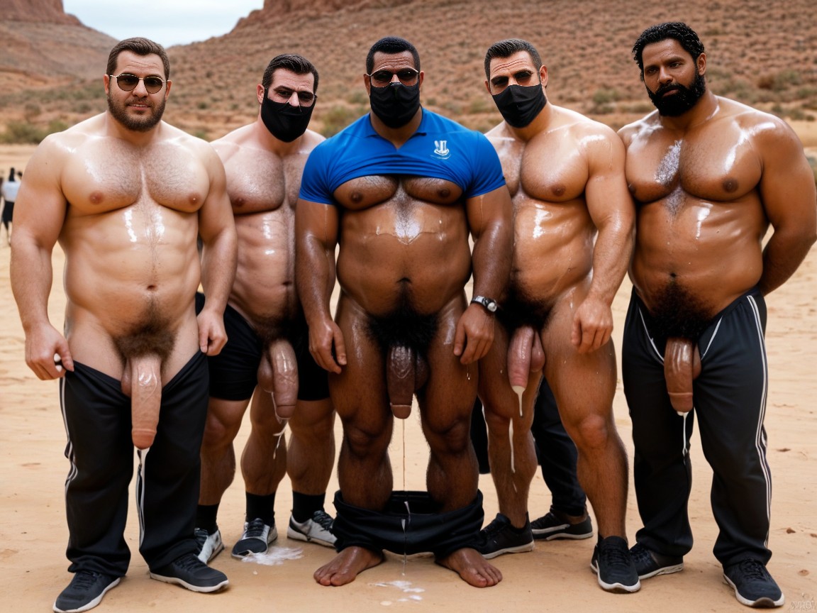 18+, Wet, Wide Angle AI Gay Porn