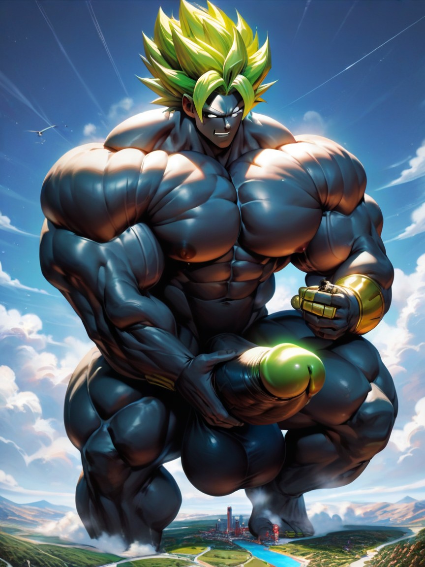 Tall, Hyper Penis, Giant Man AI Gay Porn
