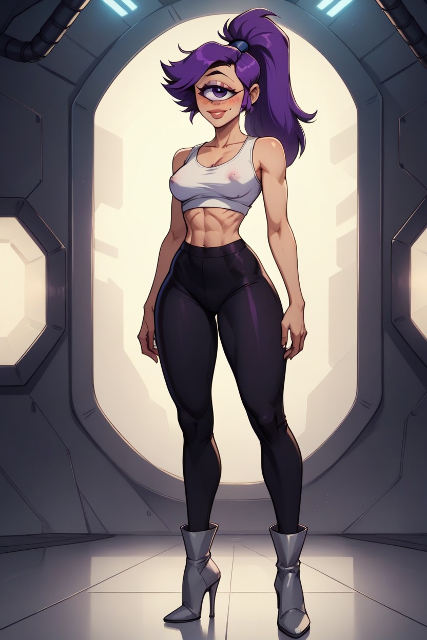 Visible Ribs, Smug Expression, Cyclops AI Porn