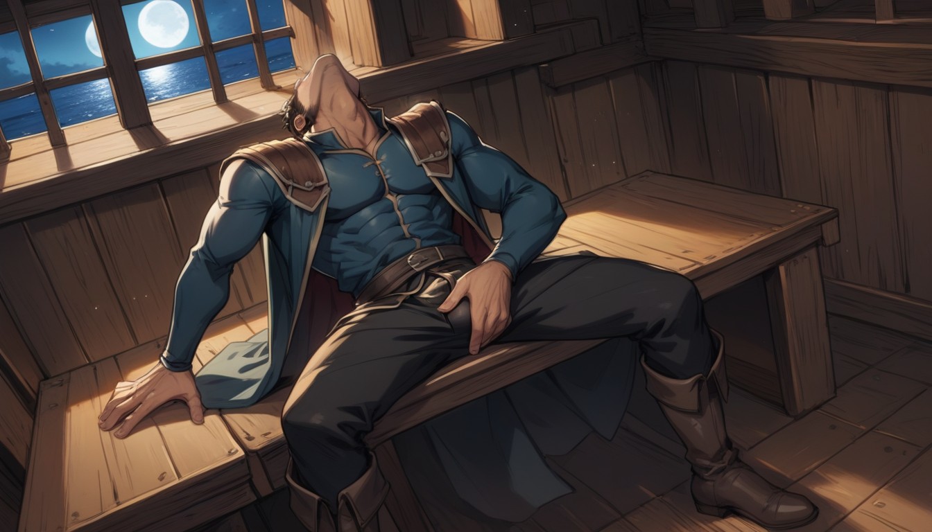 Mysterious Look, Charming, Brown Faux Hawk Hair AI同性恋黄片