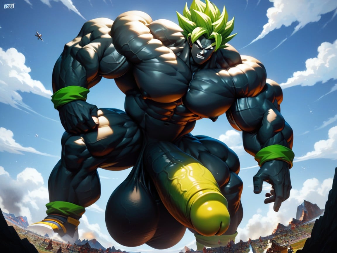 Giant Man, Hyper Macro, Hyper Muscle AI Gay Porn