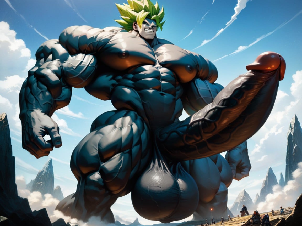 Black Skin, Big Ball, Black Skin AI Gay Porn