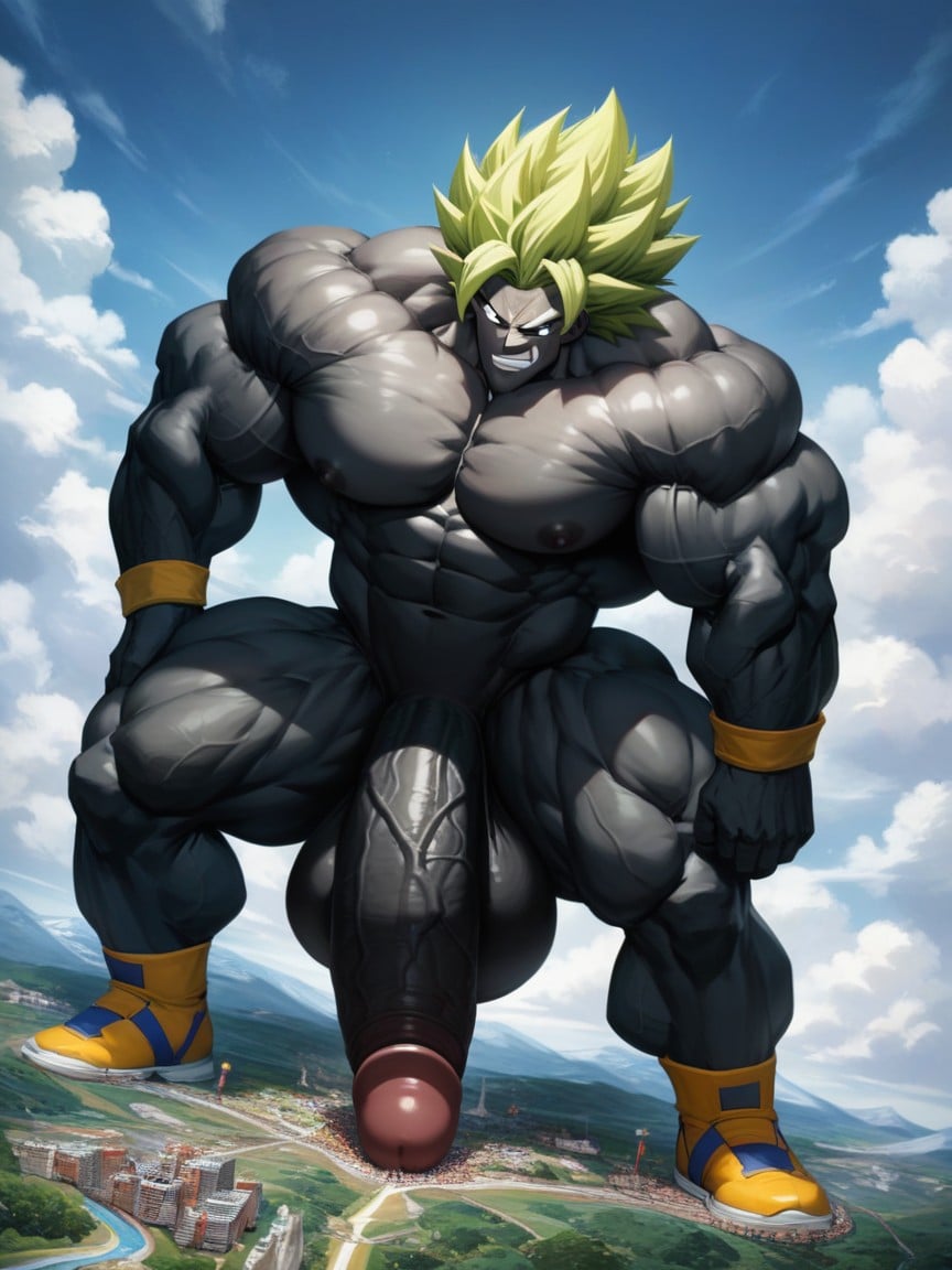 Wide, 18+, Extremely Large Ass AI Gay Porn