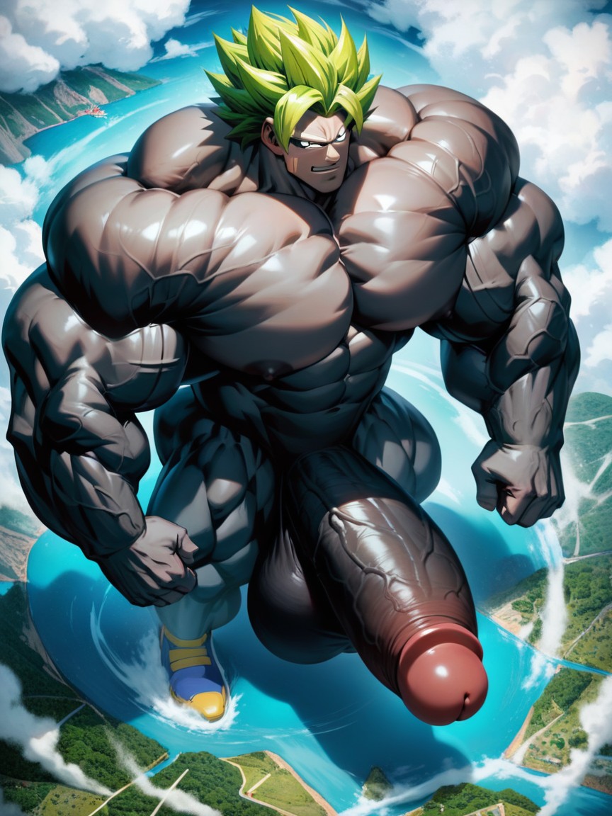 Wide, Massive Cock, 18+ AI Gay Porn