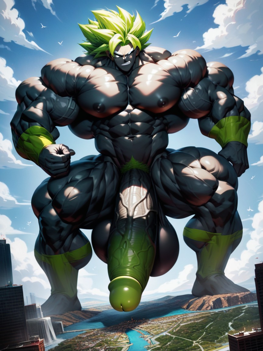 Big Man, Hyper Macro, Giant AI Gay Porn