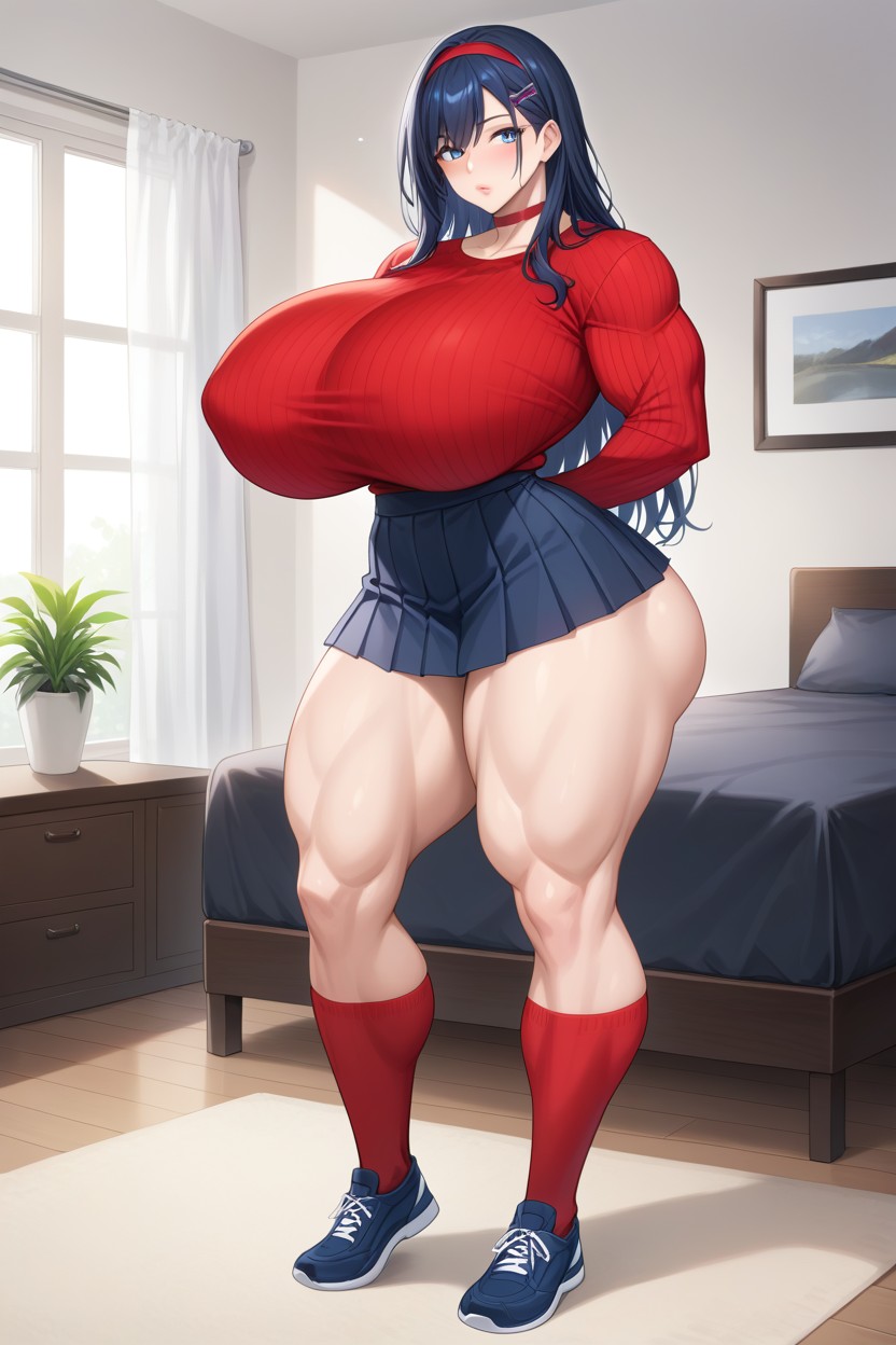 Standing, Facing Viewer, Detailed Face AI Porn