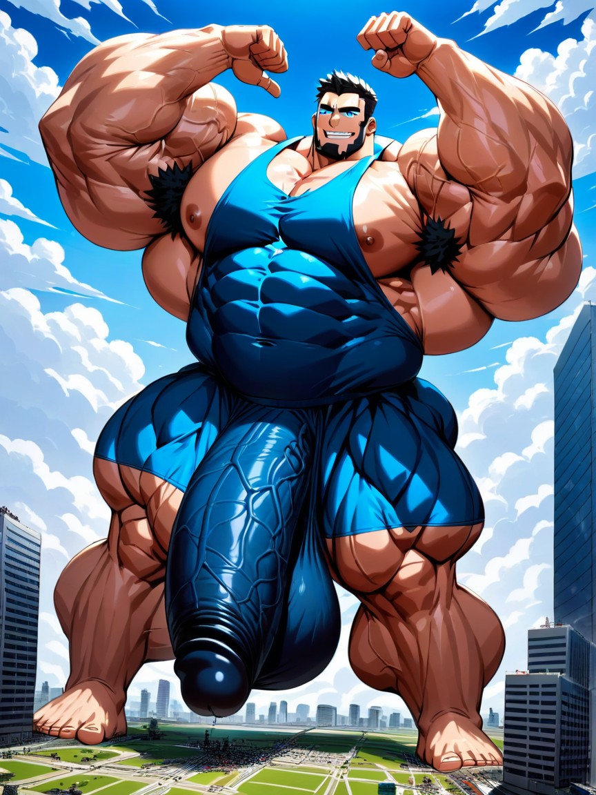 Tall Man, 18+, Blue Eyes AI Gay Porn