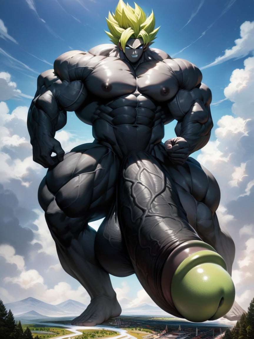 Huge Ball, Bragging Face, Huge Testicles Porno gay IA