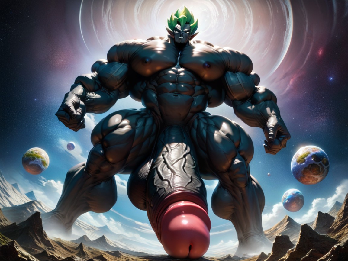 Giant Massive Full Body Artwork, Wide, Erection AI Gay Porn