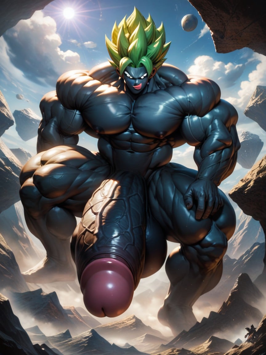Bragging Face, Giant Man, Naked AI Gay Porn
