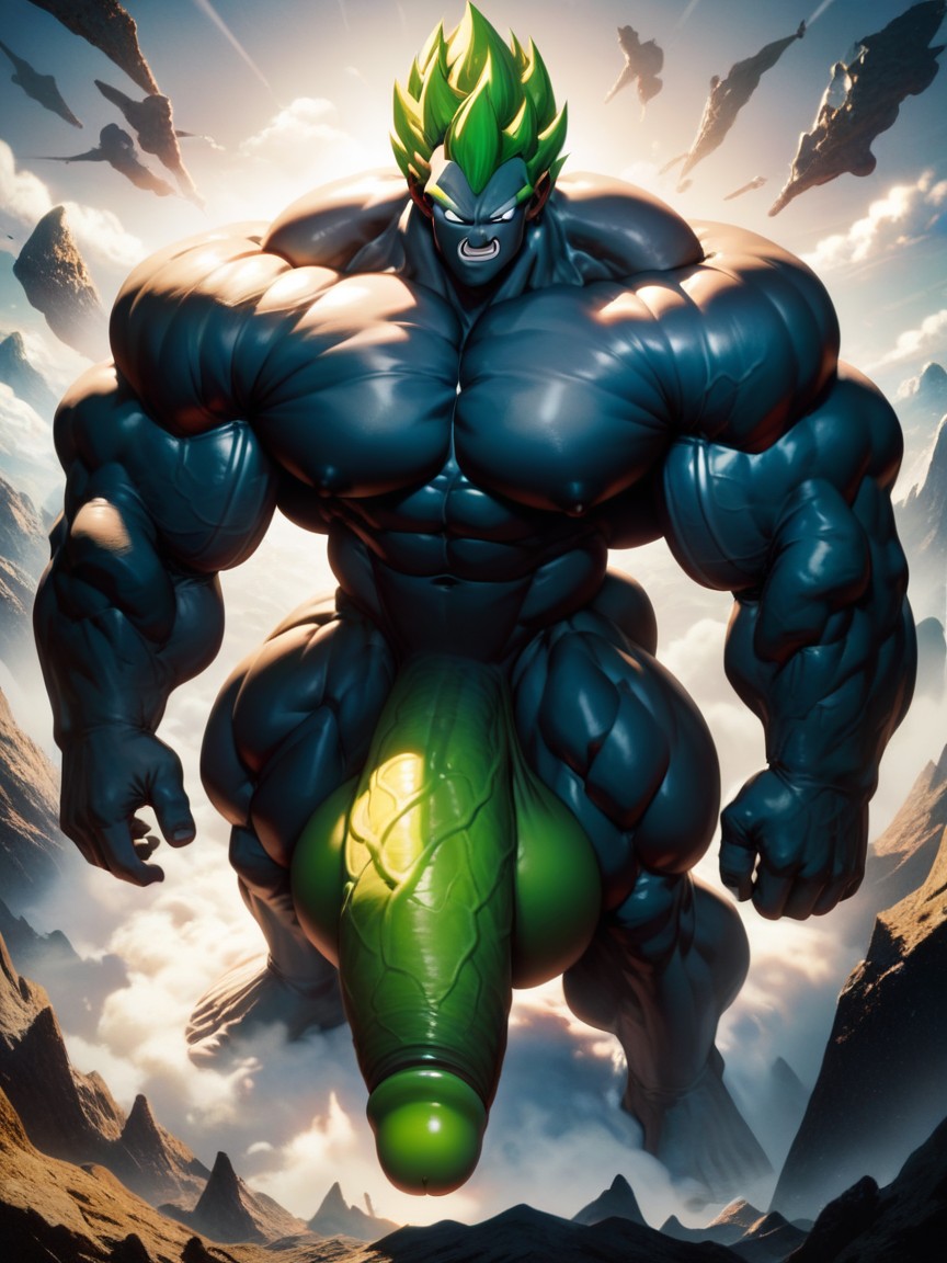 Huge Testicles, Macro, Extreme Proportions AI Gay Porn