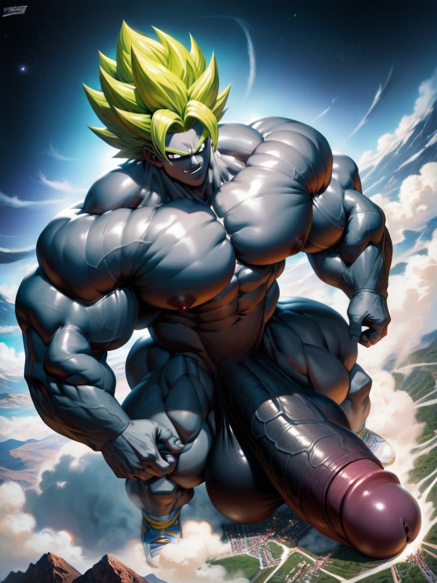 Growing Muscles, Hyper Macro, Long Penis Porno gay IA