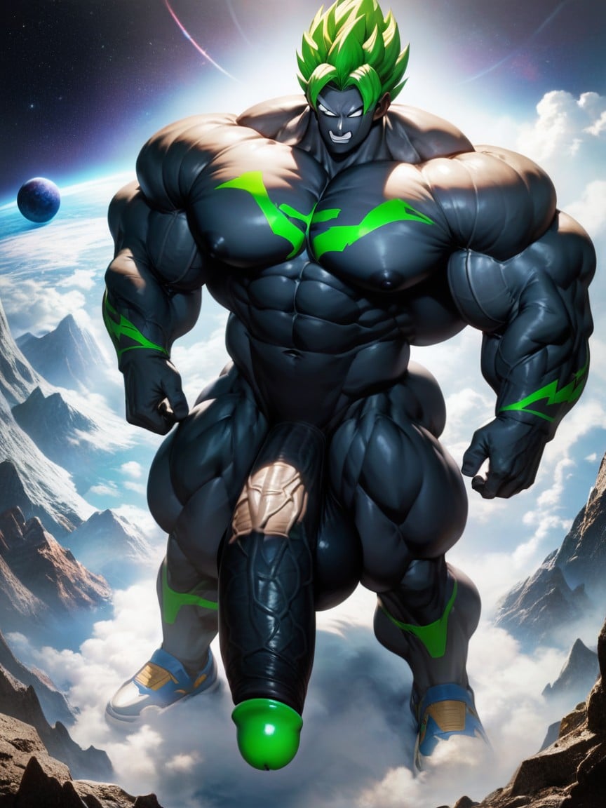 Top Down, Hyper Muscle, Hyper Macro AI Gay Porn