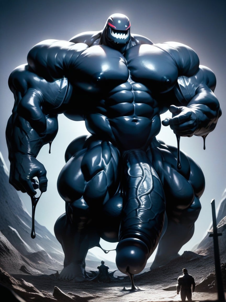 Bragging Face, Hyper Macro, Hyper Penis AI Gay Porn