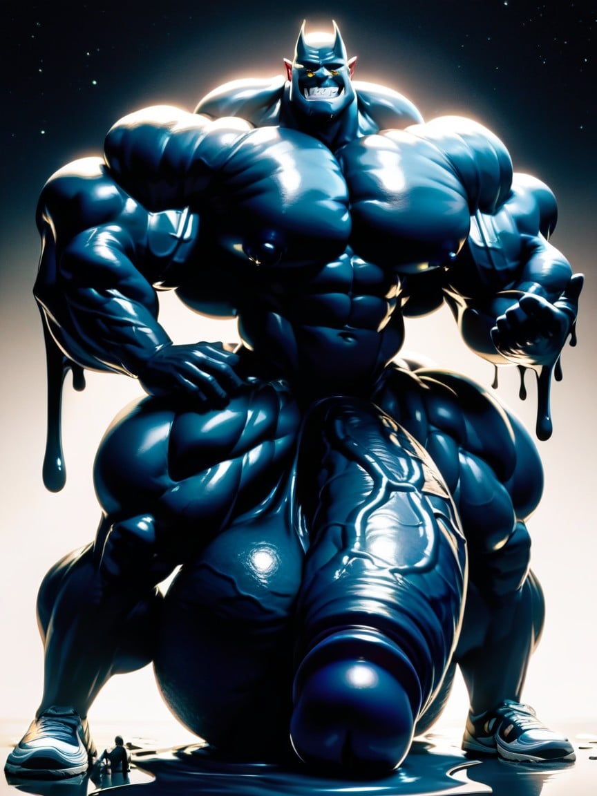 Macro, No Clothes, Huge Muscle AI Gay Porn