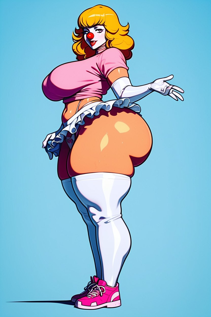 Standing, Full Body, Side View AI Porn