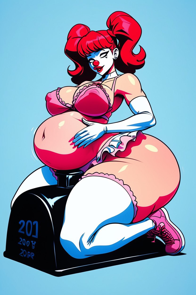 Stomach Bulge Tight, Full Body, 18+ AI Porn