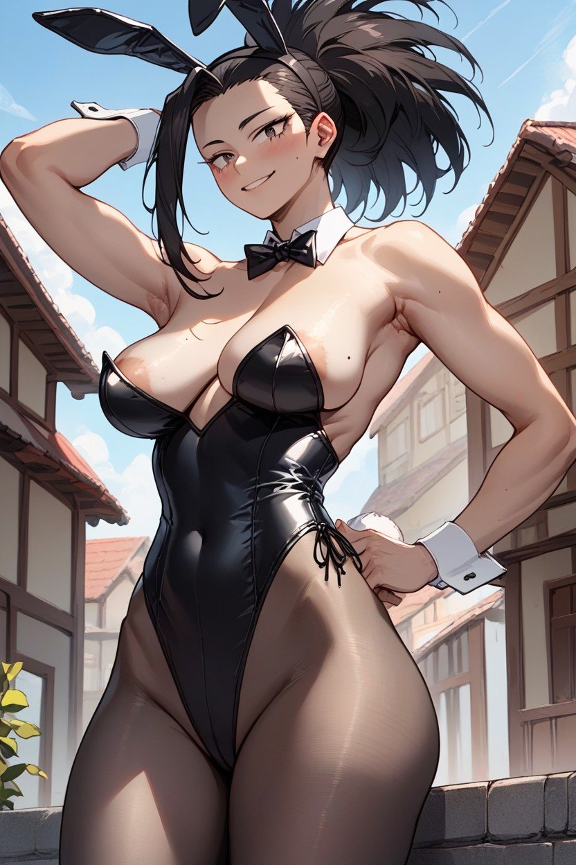 18+, My Hero Academia, Momo YaoyorozuニューハーフAIポルノ