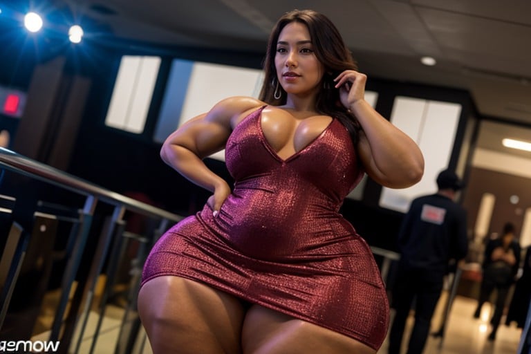 18+, De Cima Para Baixo, Bunda Extremamente Grande Travesti IA Pornô