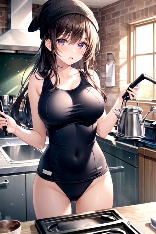 School Swimsuit, Winter, 18+Porno IA Hentai