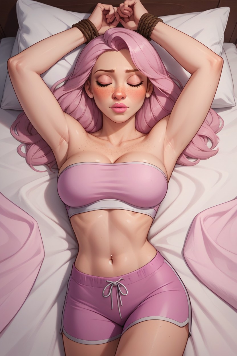 Sporty Shorts, Simple Background, Hyper Realistic AI Porn