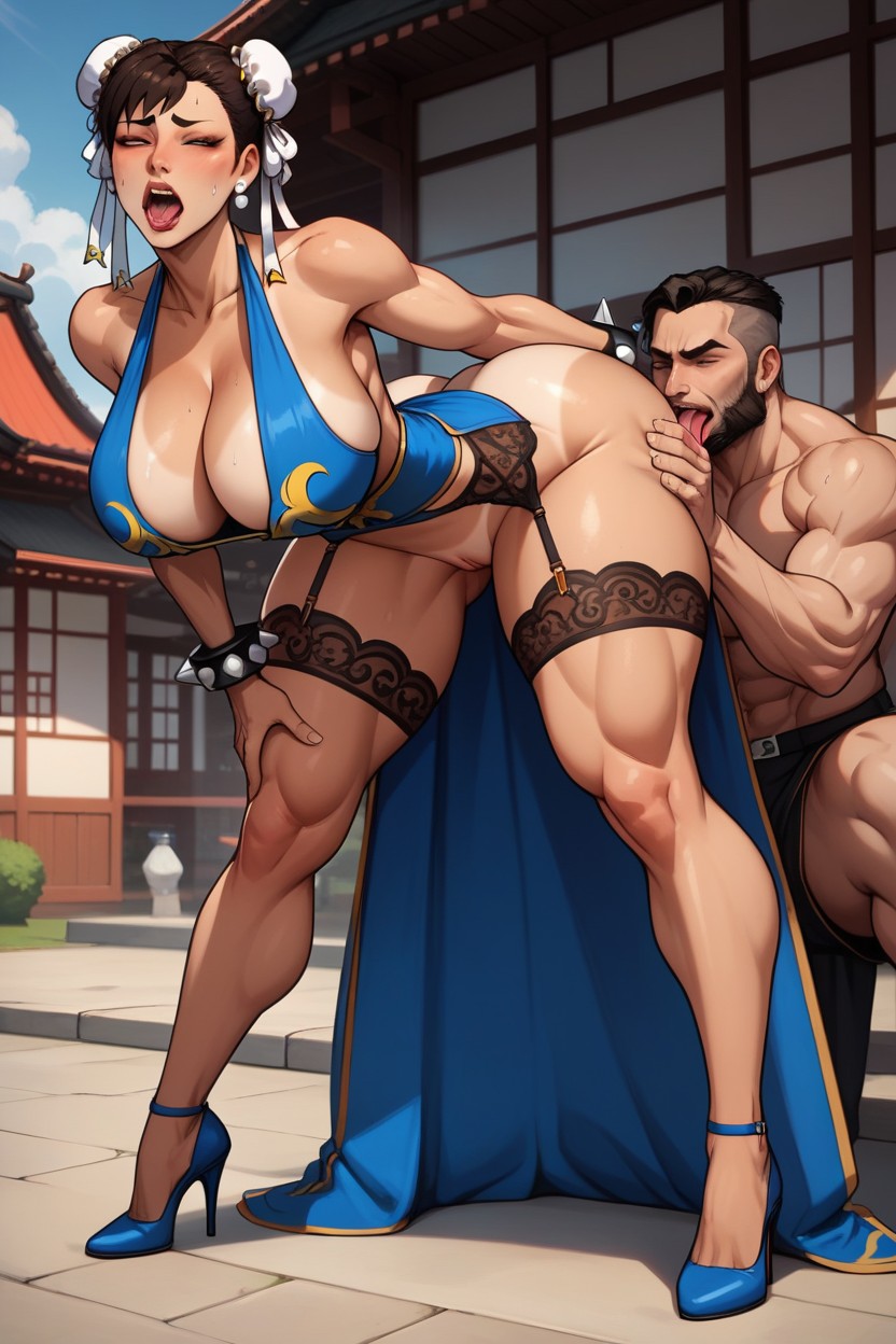 Depth Of Field, Ultra High Resolution, Muscular Man AI Porn